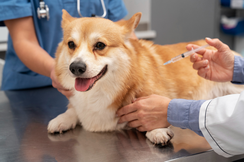 A vacinação veterinária é uma medida preventiva crucial para proteger a saúde dos animais de estimação. 
                            As vacinas estimulam o sistema imunológico a reconhecer e combater patógenos, prevenindo doenças contagiosas 
                            que podem ser graves ou até fatais. Existem vacinas essenciais que todos os pets devem receber, 
                            como as contra raiva, parvovirose e cinomose, além de vacinas recomendadas de acordo com a região 
                            e o estilo de vida do animal. É importante seguir o calendário vacinal indicado pelo veterinário, 
                            garantindo a imunização adequada desde filhote até a idade adulta. A vacinação não apenas protege os animais, 
                            mas também contribui para a saúde pública, reduzindo a disseminação de doenças.